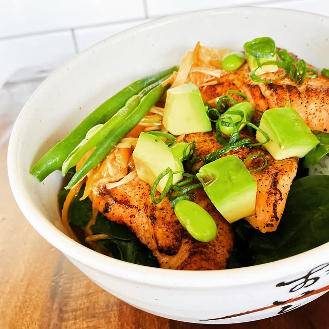 Signature donburi bowl at YODAKA