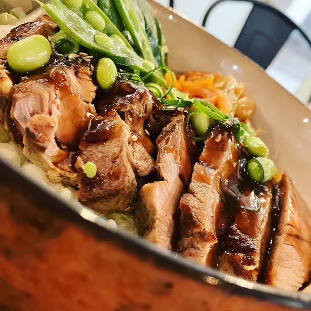 Chashu pork don at YODAKA